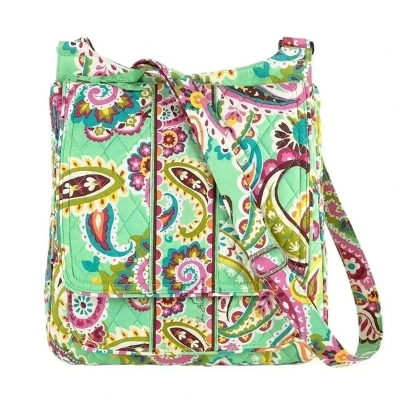 Vera Bradley  Crossbody Messenger "Tutti Frutti" Retired Patterns Bag - Picture 1 of 12